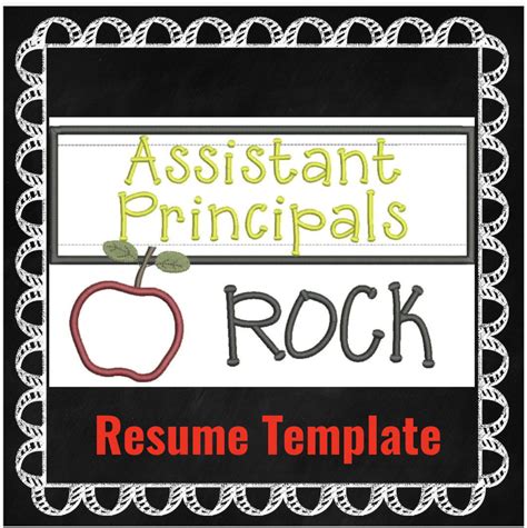 Assistant Principal Resume Template Classful
