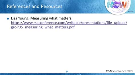 Creating Order From Chaos Metrics That Matter Ppt