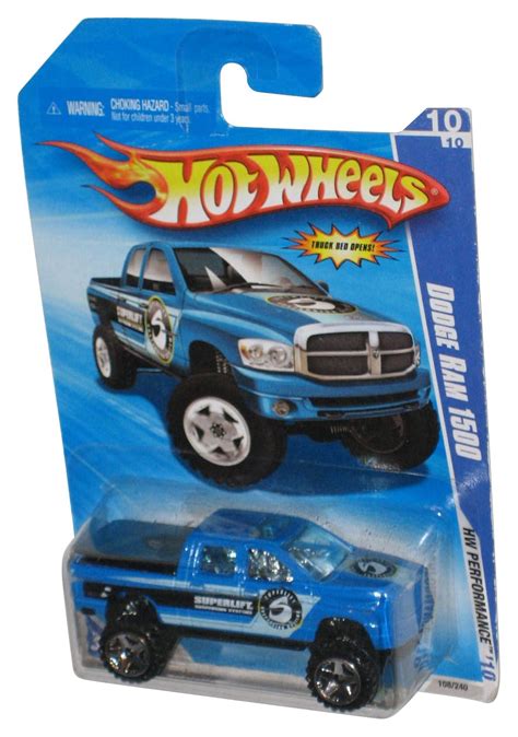 Hot Wheels Hw Performance Blue Dodge Ram Truck Toy Walmart
