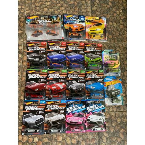 Jual Hot Wheels Fast Furious Toyota Supra Nissan Silvia S15 Skyline R34 FF Skyline R33 BCNR