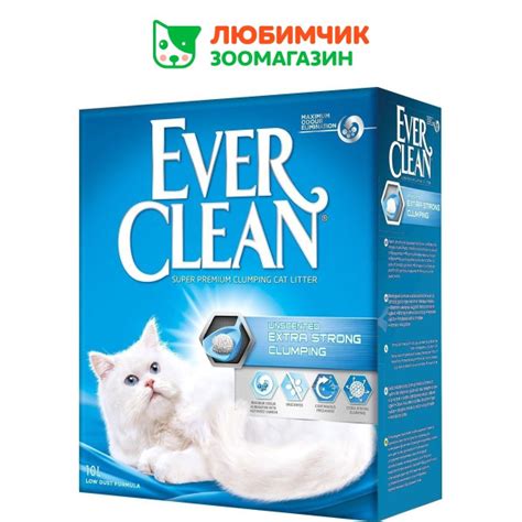 Ever Clean Extra Strong Unscented комкующийся наполнитель без аромата ...