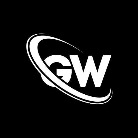 GW logo. G W design. White GW letter. GW letter logo design. Initial ...