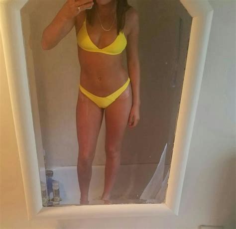 Soft Pad Spaghetti Straps Thong Bikini Set YELLOW Bikinis S ZAFUL