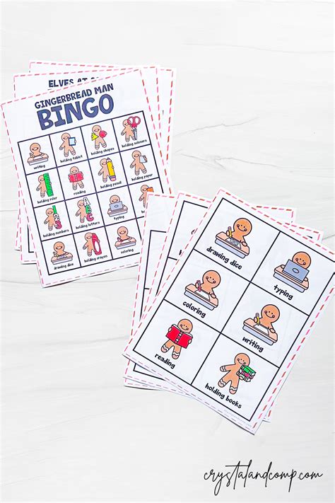 Gingerbread Man Bingo Printables