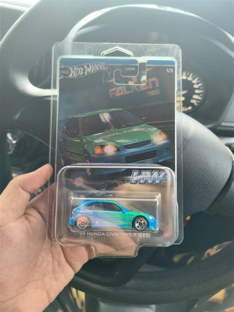 Hot Wheels Falken Honda Civic Type R EK With Protector Hobbies Toys Toys Games On Carousell