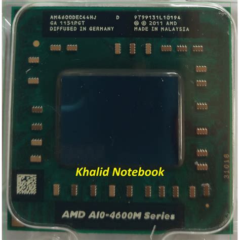 Jual AMD A10 4600M A10-4600m FS1 CPU 4M Cache 2.3GHz Quad-Core ...