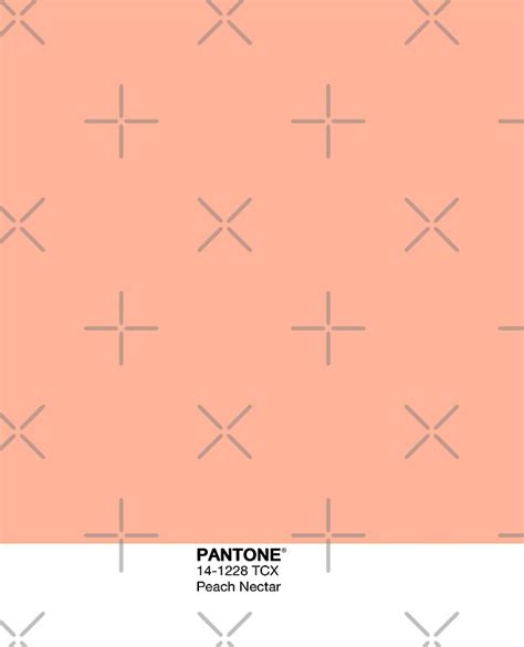 Pantone Peach Nectar By Grumpy Bunny Redbubble