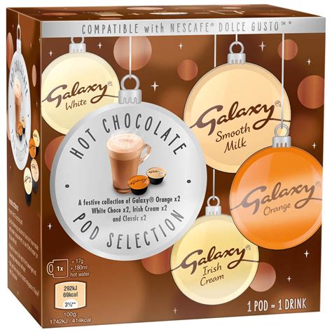 Galaxy Hot Chocolate Pod Selection Pk Hot Chocolate B M Stores