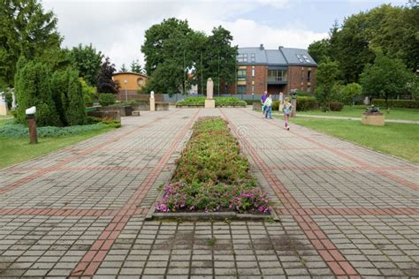 The Streets Of Palanga City In Lithuania Editorial Stock Image Image