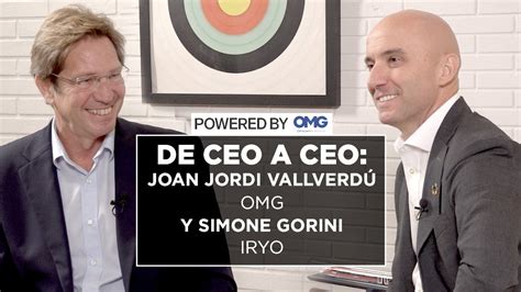 De CEO A CEO Una Charla Con Simone Gorini IRYO YouTube