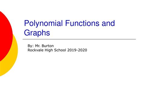 Ppt Polynomial Functions And Graphs Powerpoint Presentation Free