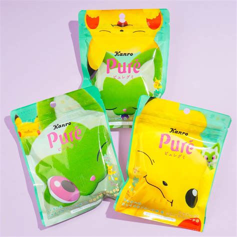 Pokemon Pikachu And Nyahoja Pure Gummy Japan Candy Store