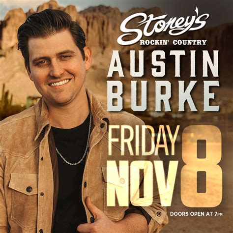 Austin Burke Stoneys Rockin Country Where Country Lives In Las Vegas