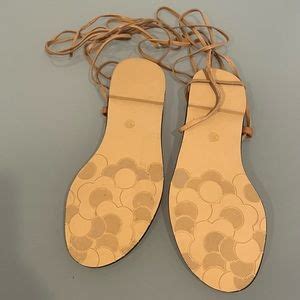 Unbranded Shoes Knee High Gladiator Lace Up Sandal Nude Poshmark