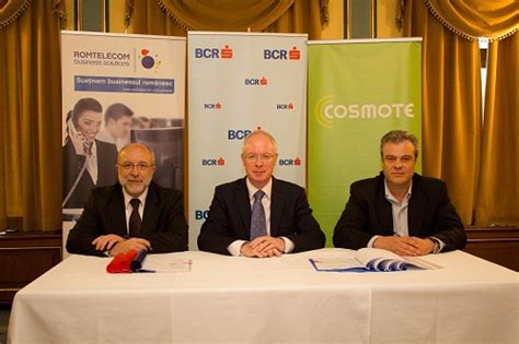 romtelecom  cosmote  supply telecom services  lender bcr