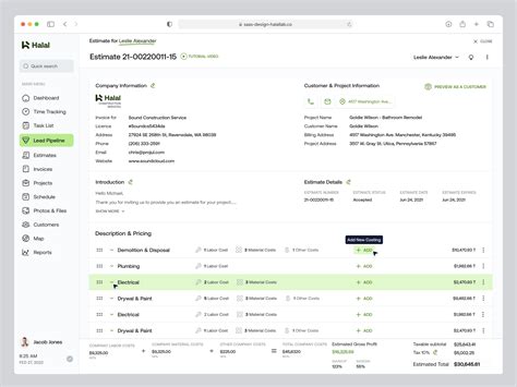 Lead Pipeline > To Be Estimated by Masum Parvej for Halal Lab on Dribbble