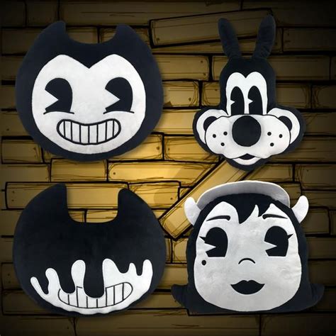 Bendy Alice And Boris Beanie Plush Bundle Bendy And The Ink Machine Plush Pillows Ink