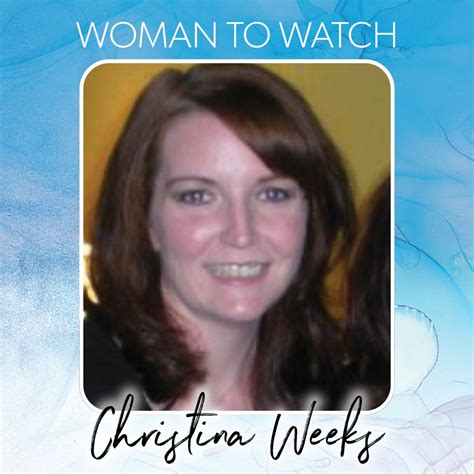 Woman To Watch Christina Weeks Pitt County Womens Journal