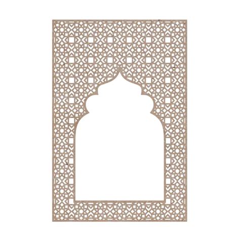 MDF Cut Jharokha With Jali Design DIY Art Supplies Craft Materials