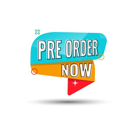 Pre Order Now Origami Vector Pre Order Sale Badge Sale Sticker Png