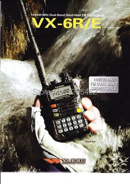 Aliexpress.com : Buy 100% NEW Original Yaesu VX 6R Two way radio Yaesu ...