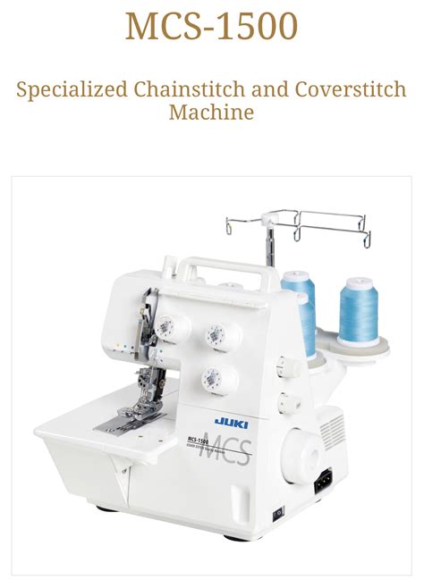 Juki MCS-1500 Coverstitch - Makers Lodge