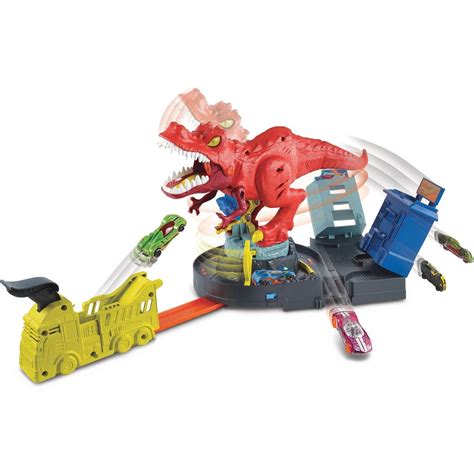 Mattel Hot Wheels City T Rex D Max Kovy Hra Ky
