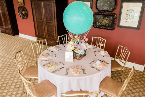 Up Up And Away Hot Air Balloon Baby Shower Ideas Parties