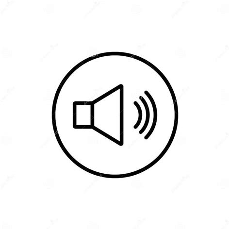 volume control icon ideal  audio  sound settings stock