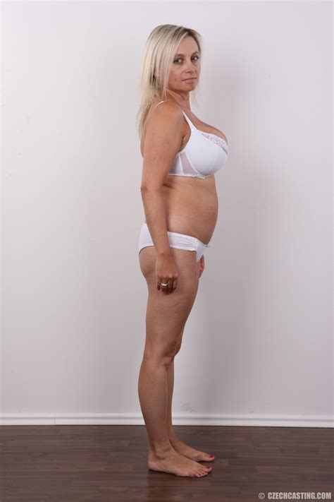 Blonde MILF Slowly Peels Off Her Green Shir XXX Dessert Picture 8