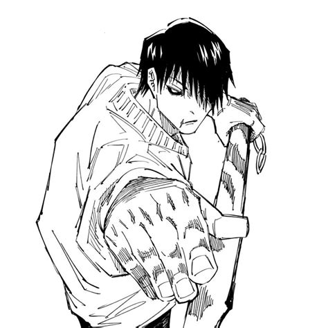 toji fushiguro jjk manga toji toji coloring page jujutsu kaisen