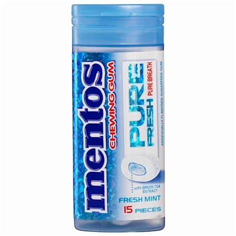 Mentos Sugar Free Pure Fresh Chewing Gum Bottles Pack Of 14 14 Pack