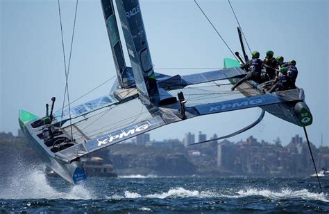 Australia SailGP Team helmed by Tom Slingsby in action during a ...