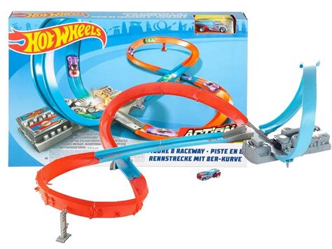 HOT WHEELS ZESTAW PĘTLA ÓSEMKA PRZYSPIESZACZ autko
