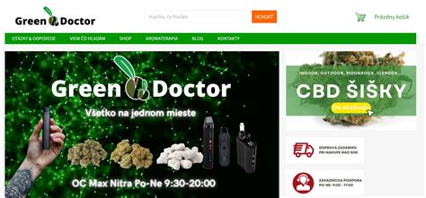 Green Doctor CBD shop RECENZIA • NITRA • WEEDBLOG.sk