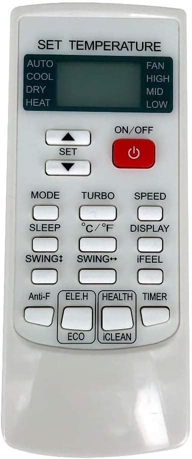Amazon.com: YKR-H/101E Original for AUX Air Conditioner Remote Control ...