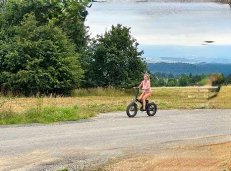 Amateur Model Katerina Hartlova Gets Naked While Riding A Bicycle Coedcherry