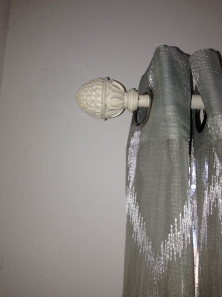 Diy Easy Curtain Rod Makeover Welcome To The Adored Home