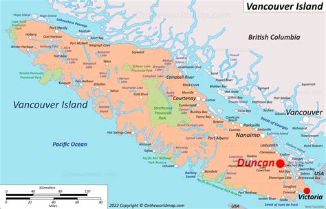 Duncan Map British Columbia Canada Detailed Maps Of Duncan