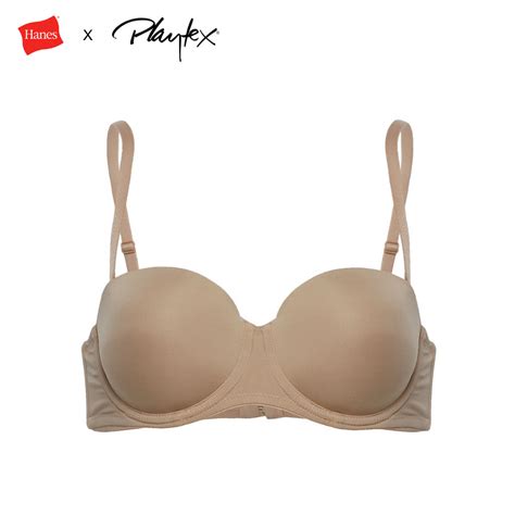 Playtex Nude Pack Underwire Convertible Push Up Bra Ptu Shopee Philippines