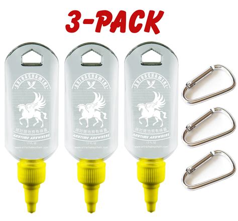 Sriracha Mini Hot Sauce Keychain Bottle Pack Oz Sauce Not Included Etsy