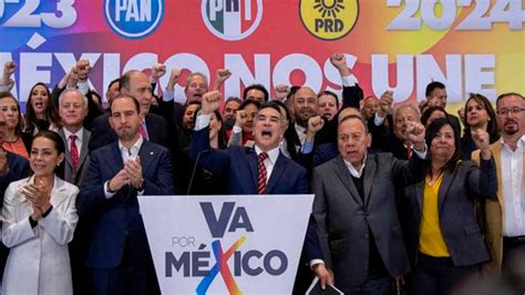 Va por México alista plataforma de la coalición rumbo al 2024