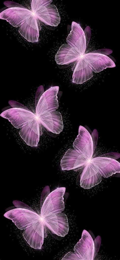 Pin by Chelsie Ellis on Butterfly Aesthetics | Pink and black wallpaper
