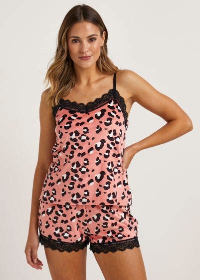 Coral Animal Print Fleece Pyjama Set Reviews Matalan