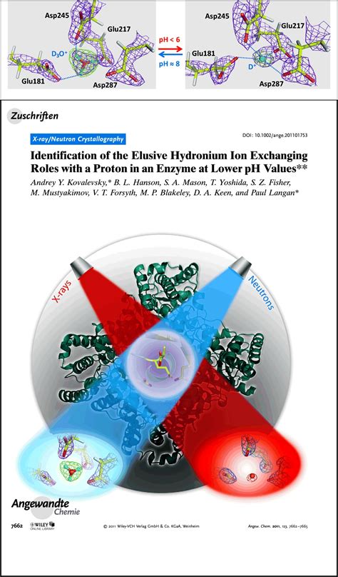 Identification of the Elusive Hydronium Ion Exchanging Roles with a ...