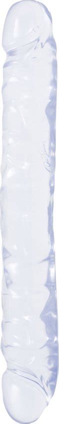 Doc Johnson Crystal Jellies Dubbele Dildo Jr Double Dong Transparant Cm Bol