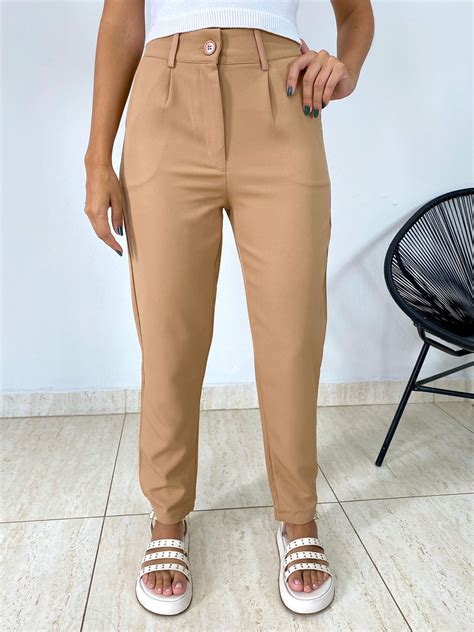 CALÇA ALFAIATARIA RETA NUDE MOOD STORE