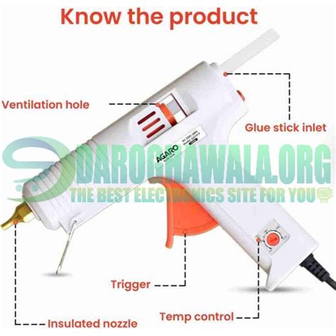 Adjustable Temperature Hot Glue Gun In Pakistan