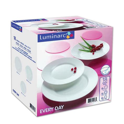 Набор столовой посуды Luminarc Every Day стекло 18 предметов арт ...