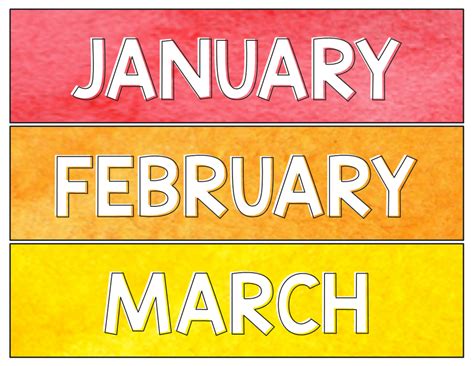Watercolour Paint Classroom Calendar Classroom Hq